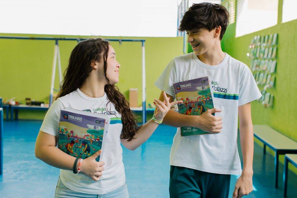 Alunos dos anos finais do Colégio Bertolazzi